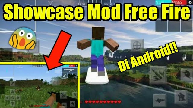 Showcase Mod Free Fire Di Minecraft Android(No Hoax)